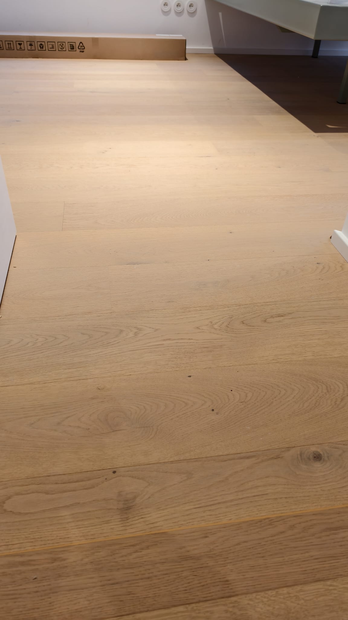 Laminátová podlaha ložnice